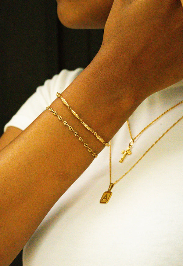 Pulsera Tejido DUBAI 18K