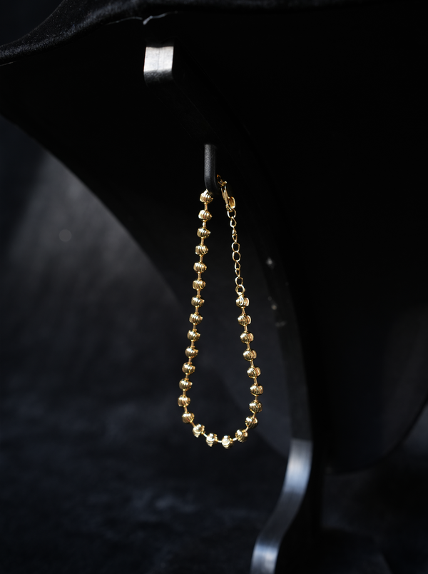 Pulsera EsferasTejido 18K