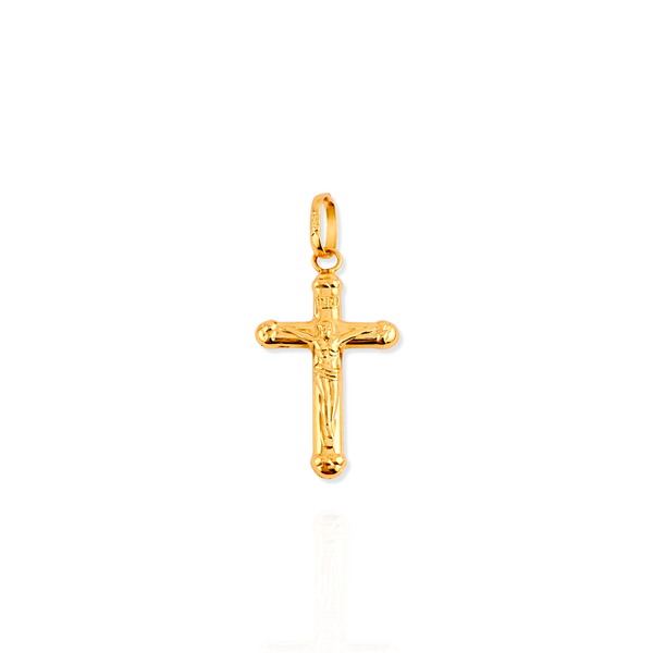 Dije Cruz Cristo / 2.7cm / Oro Amarillo 18K
