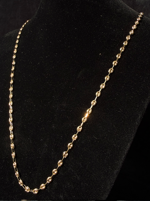 Cadena Tejido GUCCI 18K Ancho 60 CM