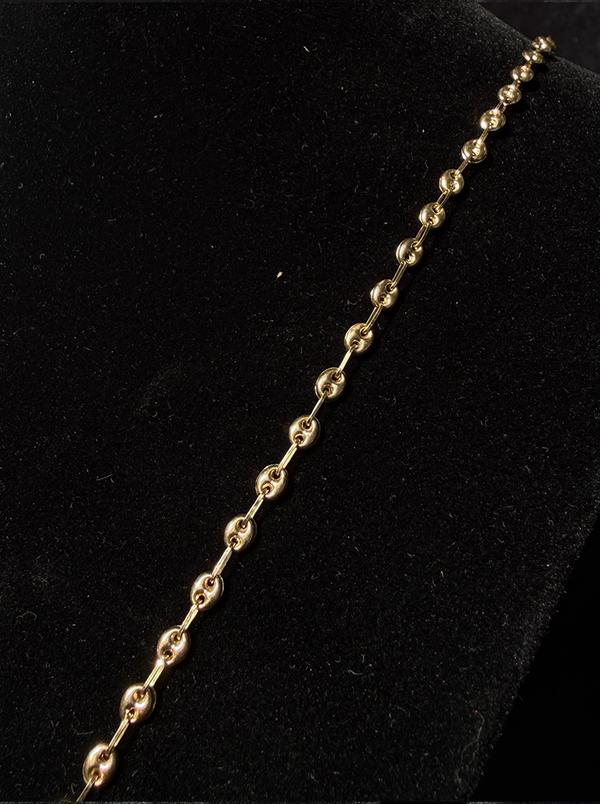 Cadena Tejido GUCCI 18K Ancho 60 CM