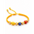 Pulsera Colombiana Diamantadas 4 und 6mm 3und colombianas / Oro Amarillo 18K (A.C)